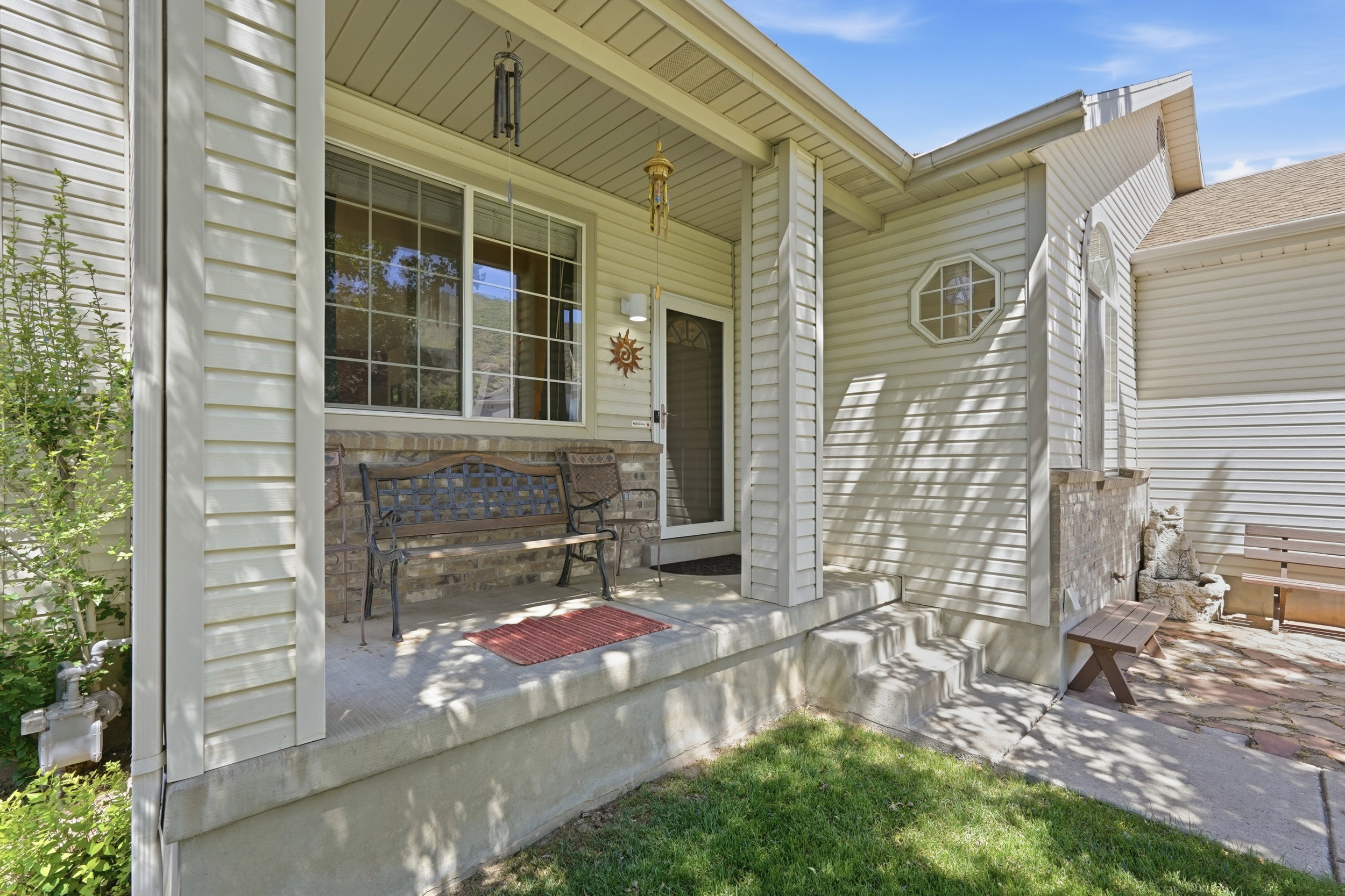 Covered front porch
