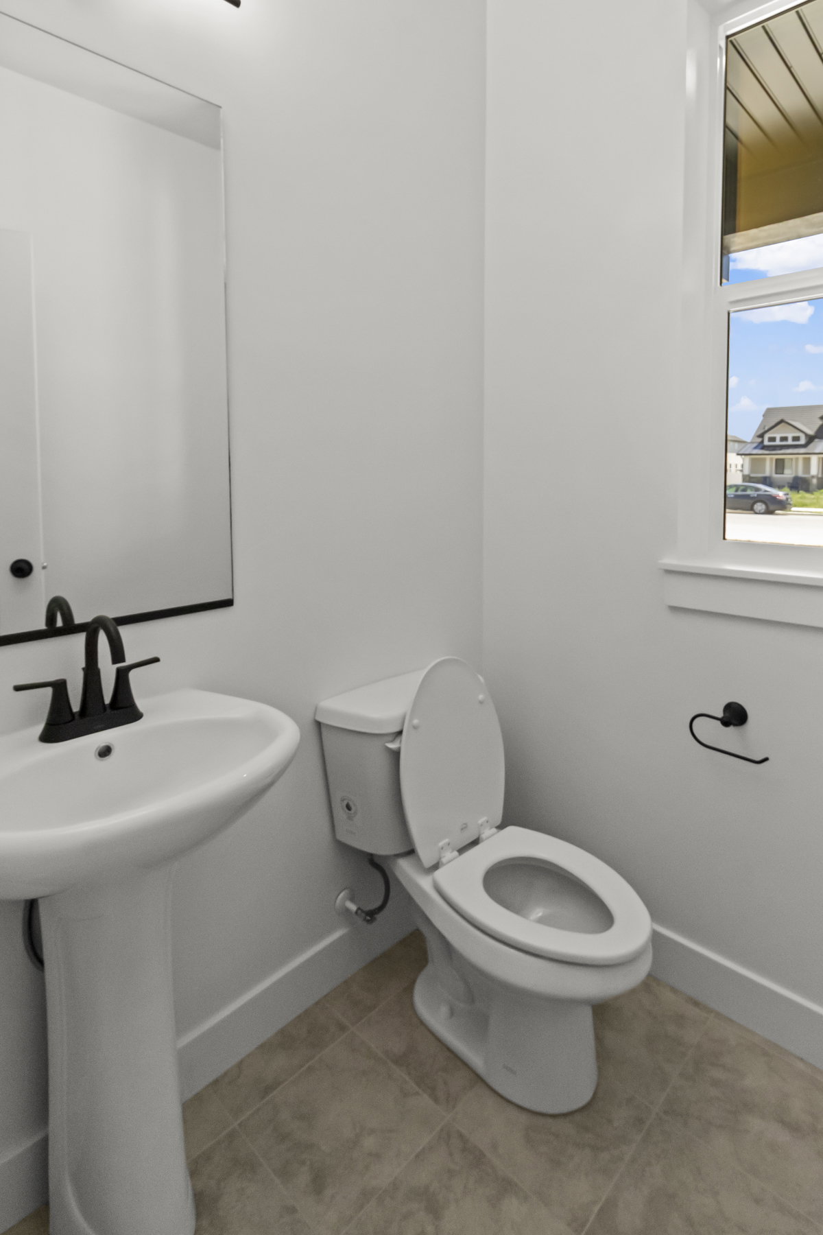 Half Bathroom off mudroom