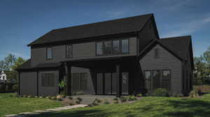 Exterior rendering option with Script III floor plan