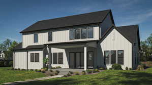 Exterior rendering option with Script III floor plan
