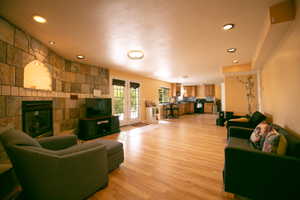 Downstairs family area