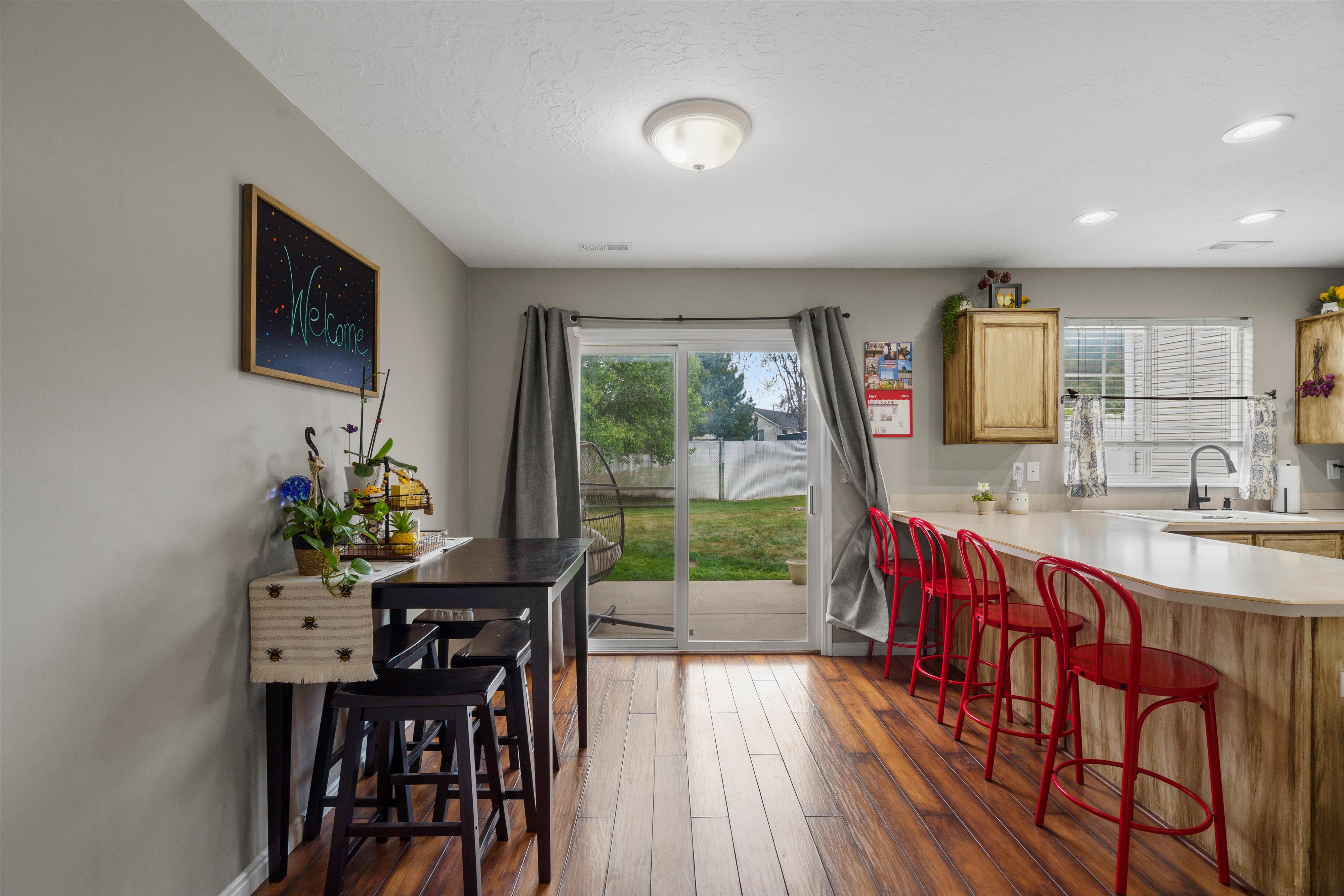 Kitchen with semi-formal dining
