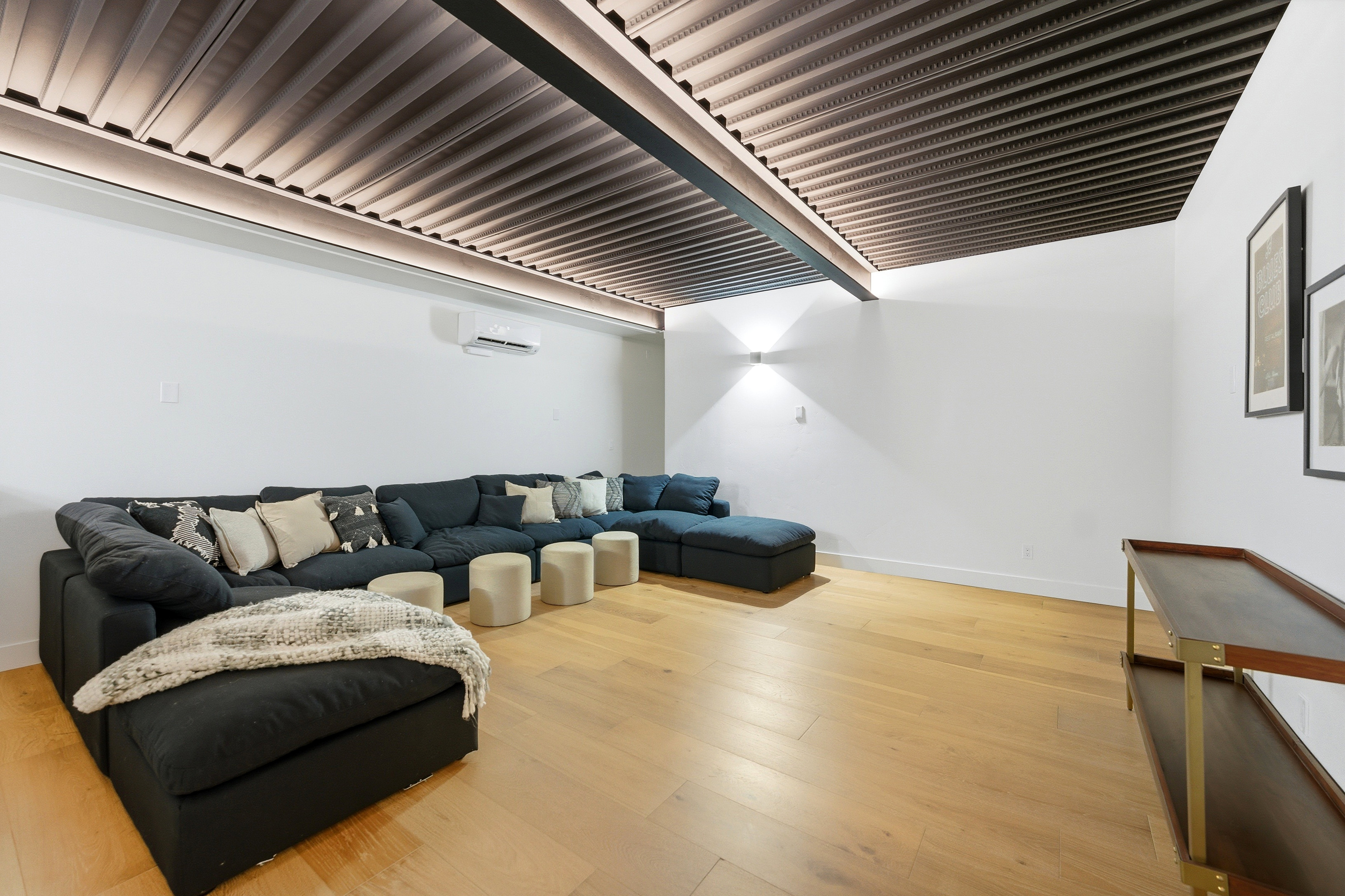 Wood-finish flooring throughout