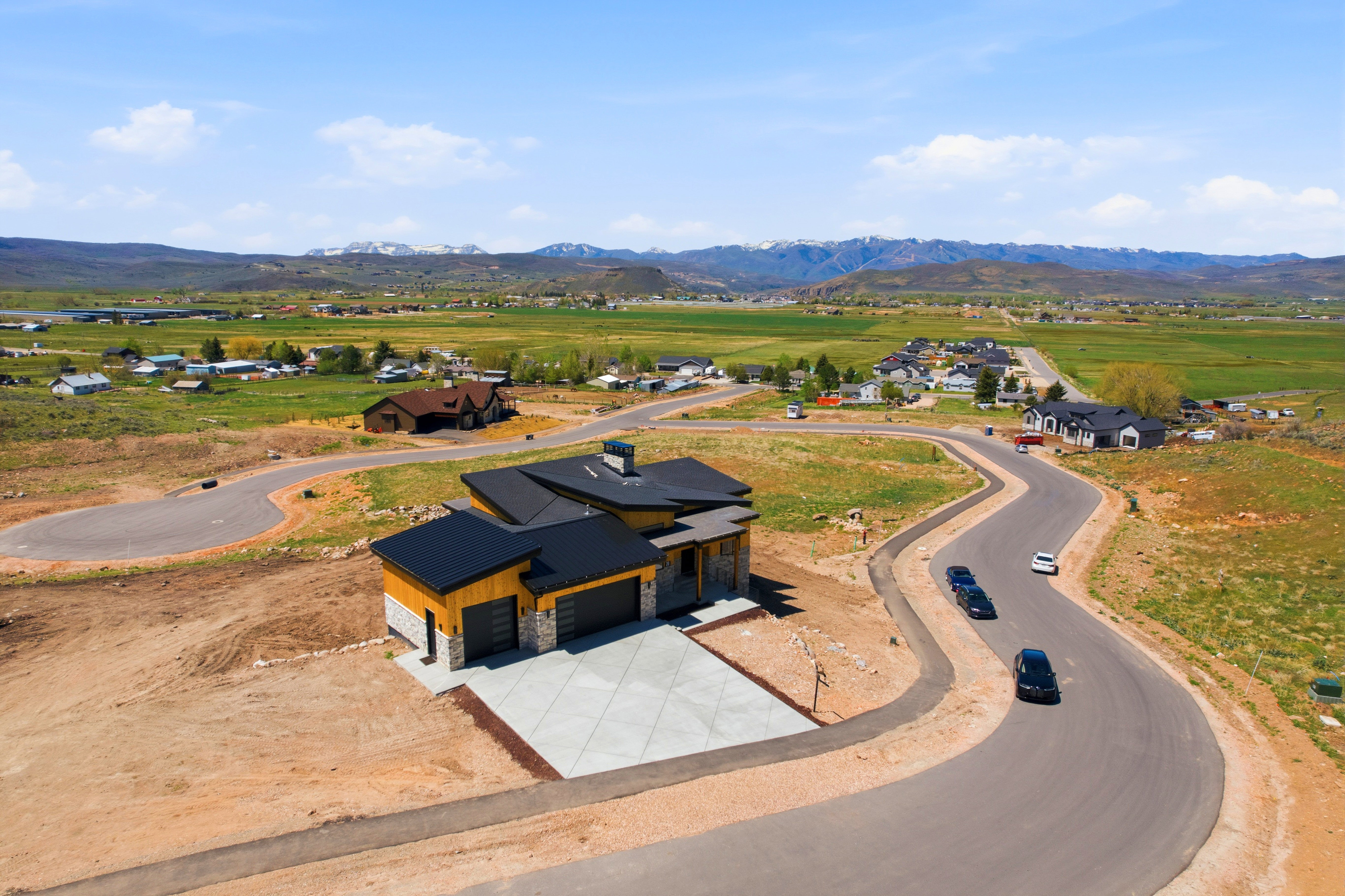 Beautiful views of the Kamas Valley and Wasatch Mountians