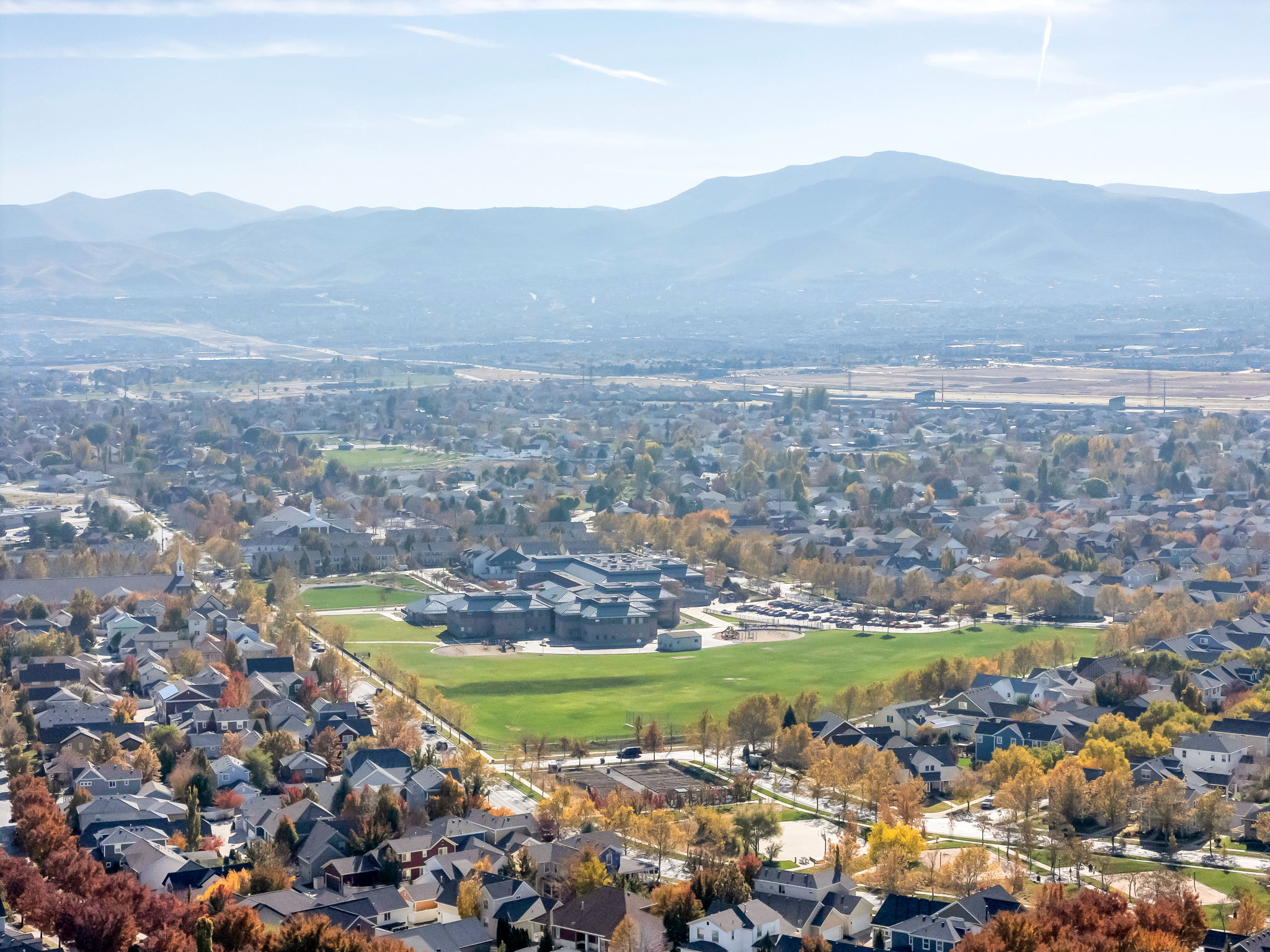 View of mountain backdrop
