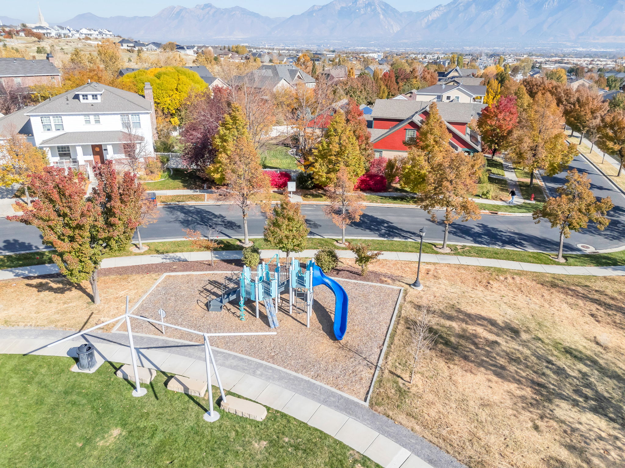Drone / aerial view of park