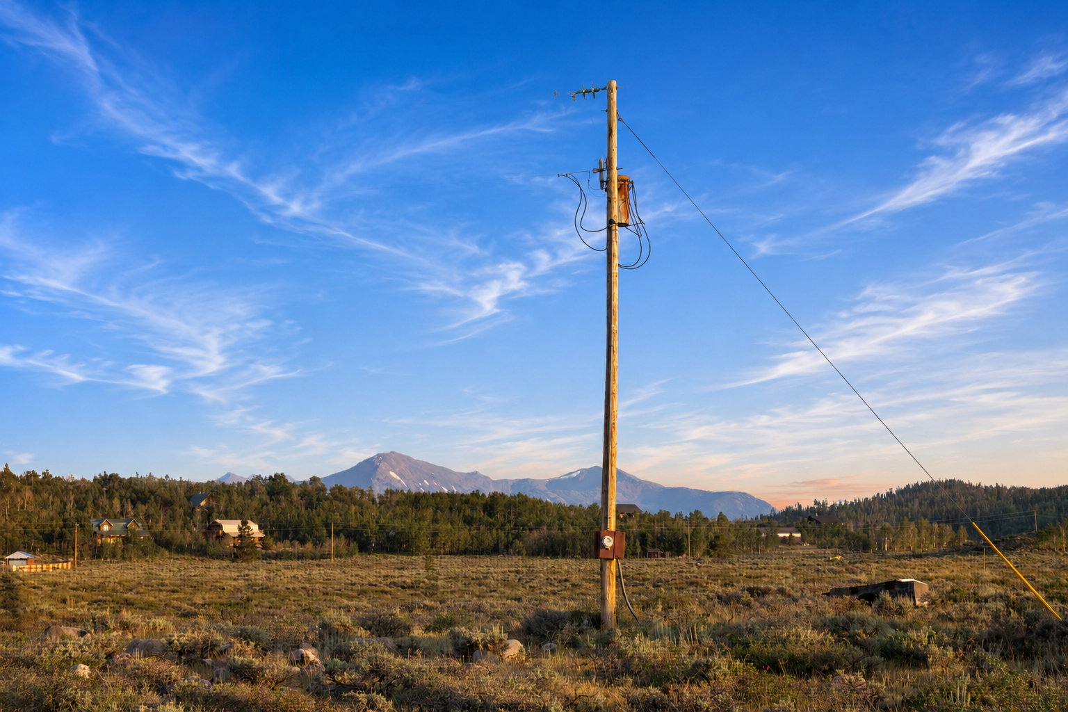 Rare Opportunity to Purchase Build-Ready Land with Power, Sewer, Well, & Water Right