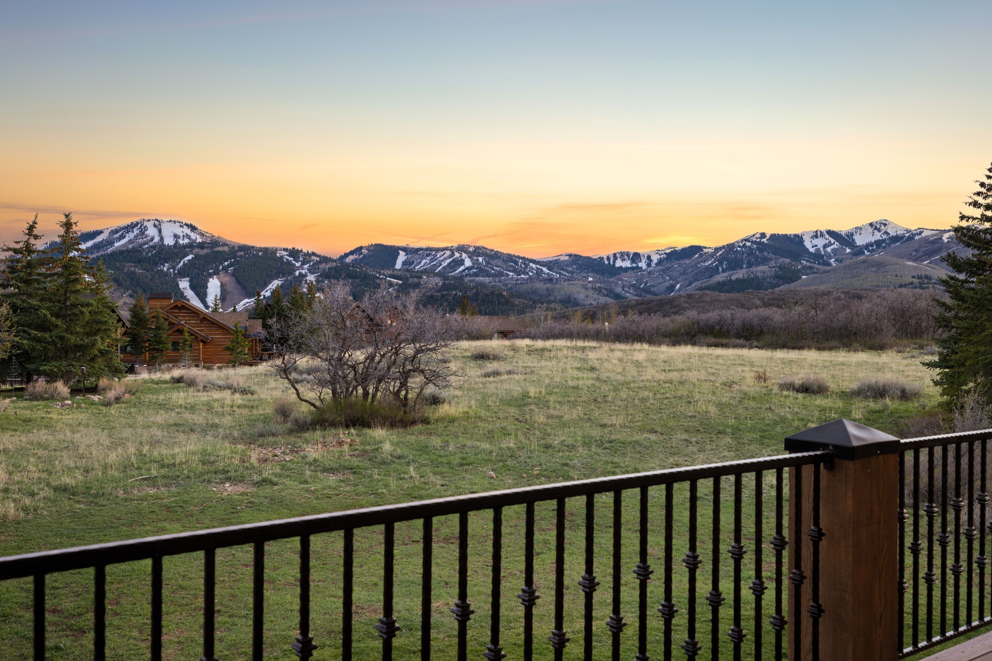 View of mountain background