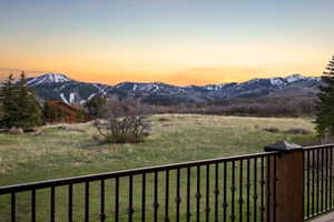 View of mountain background