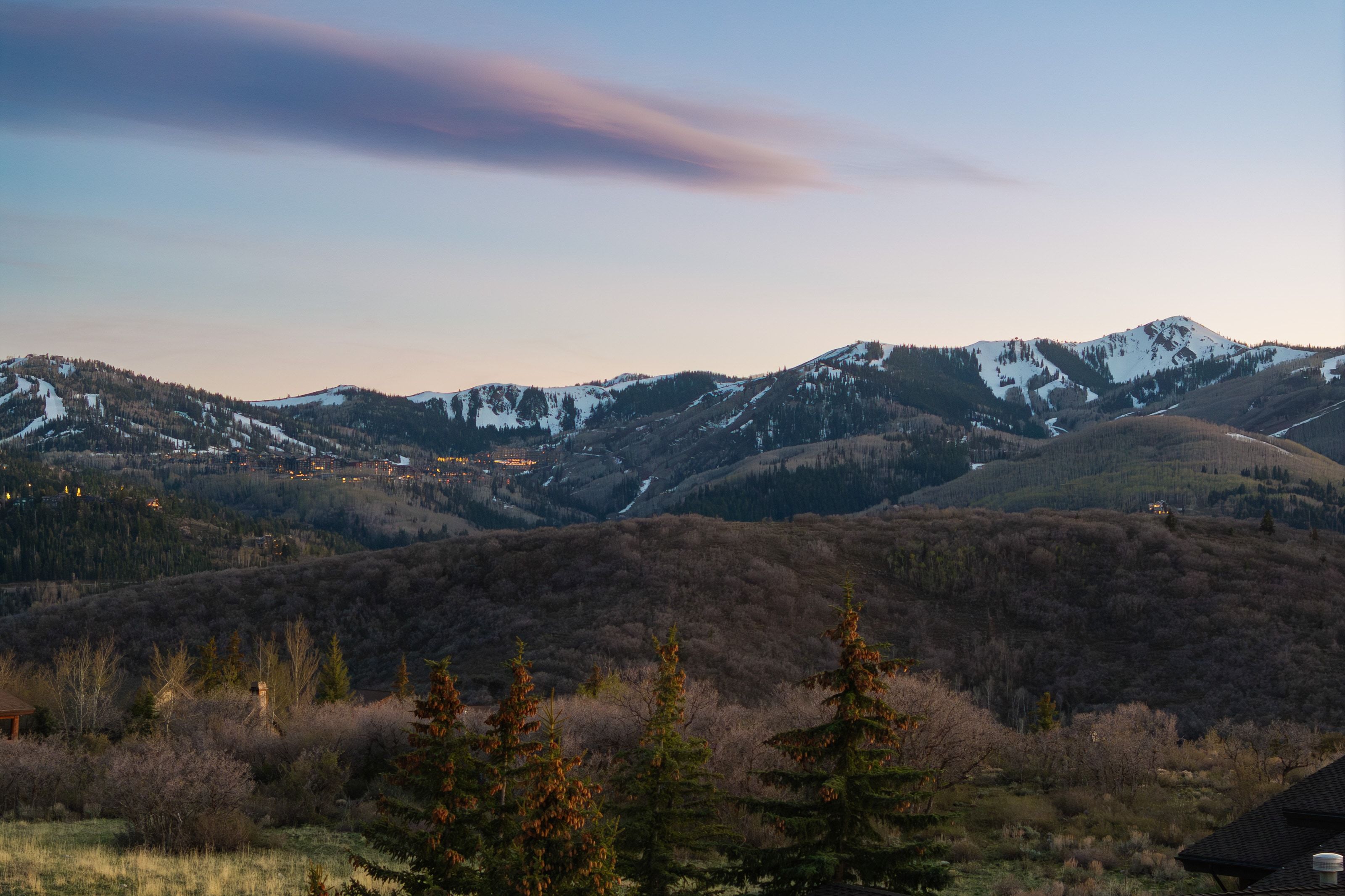 View of mountain backdrop