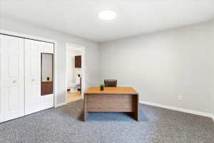 Bedroom or office with ensuite bathroom