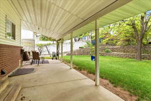 Massive 12 x 30 covered patio