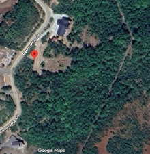 Aerial Map. Depicting the property's location and surrounding terrain