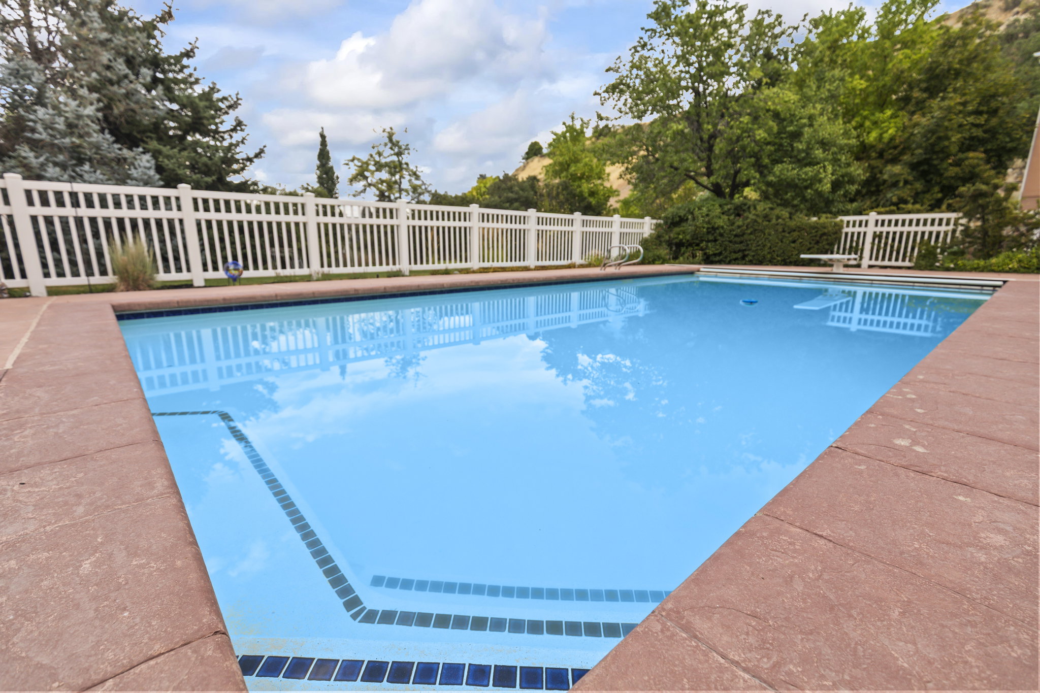 View of pool