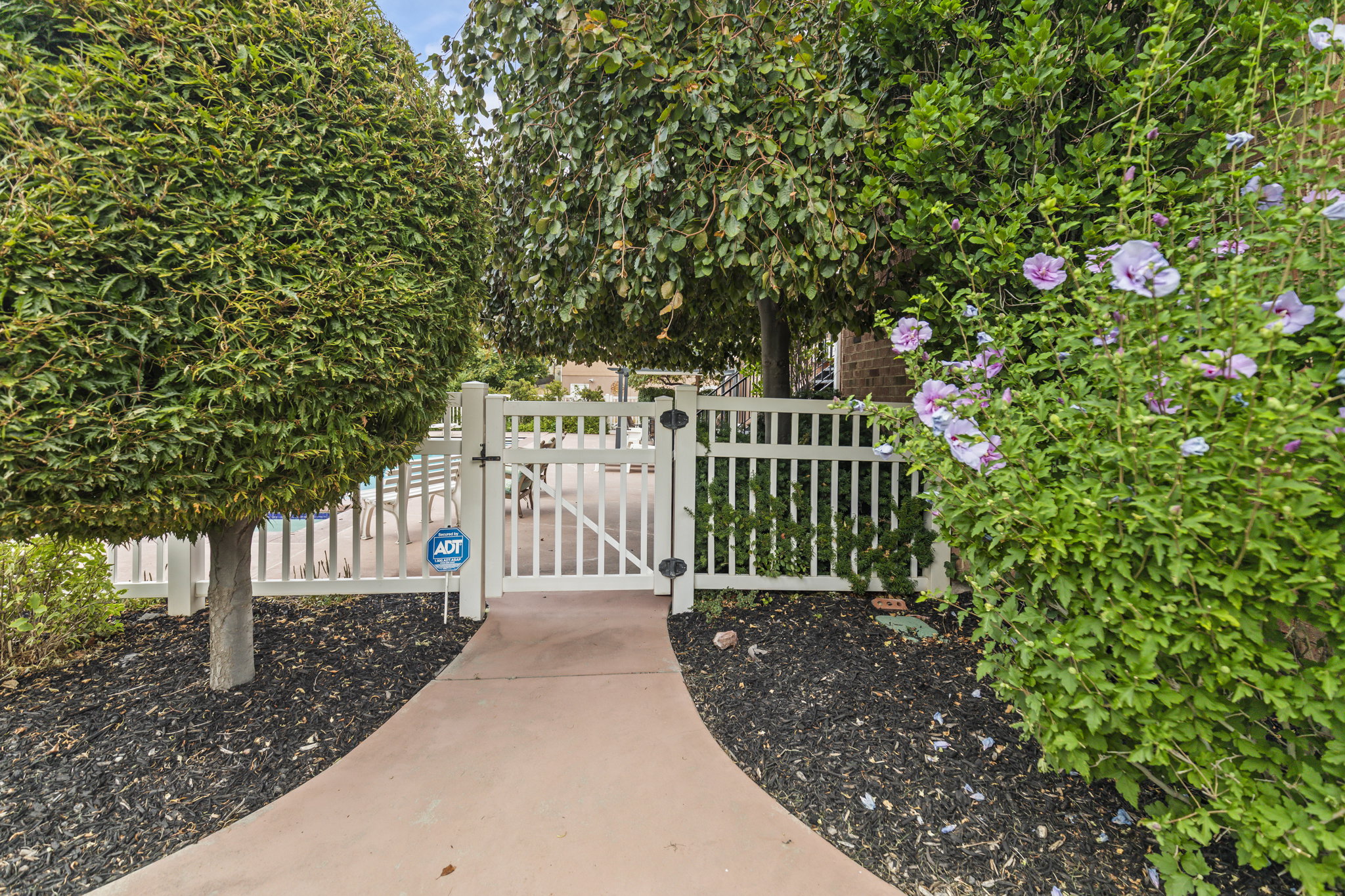 View of gate