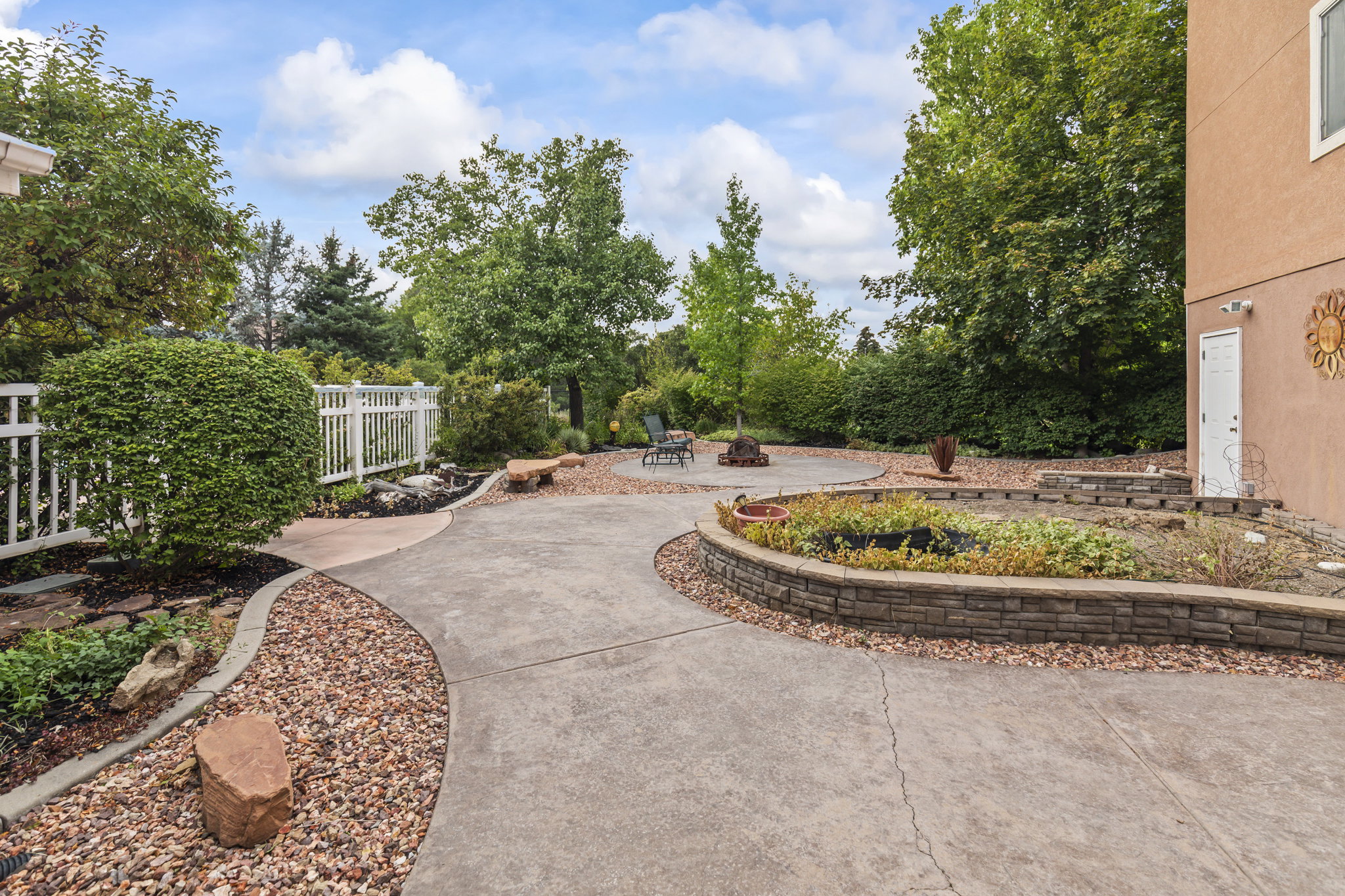 View of patio