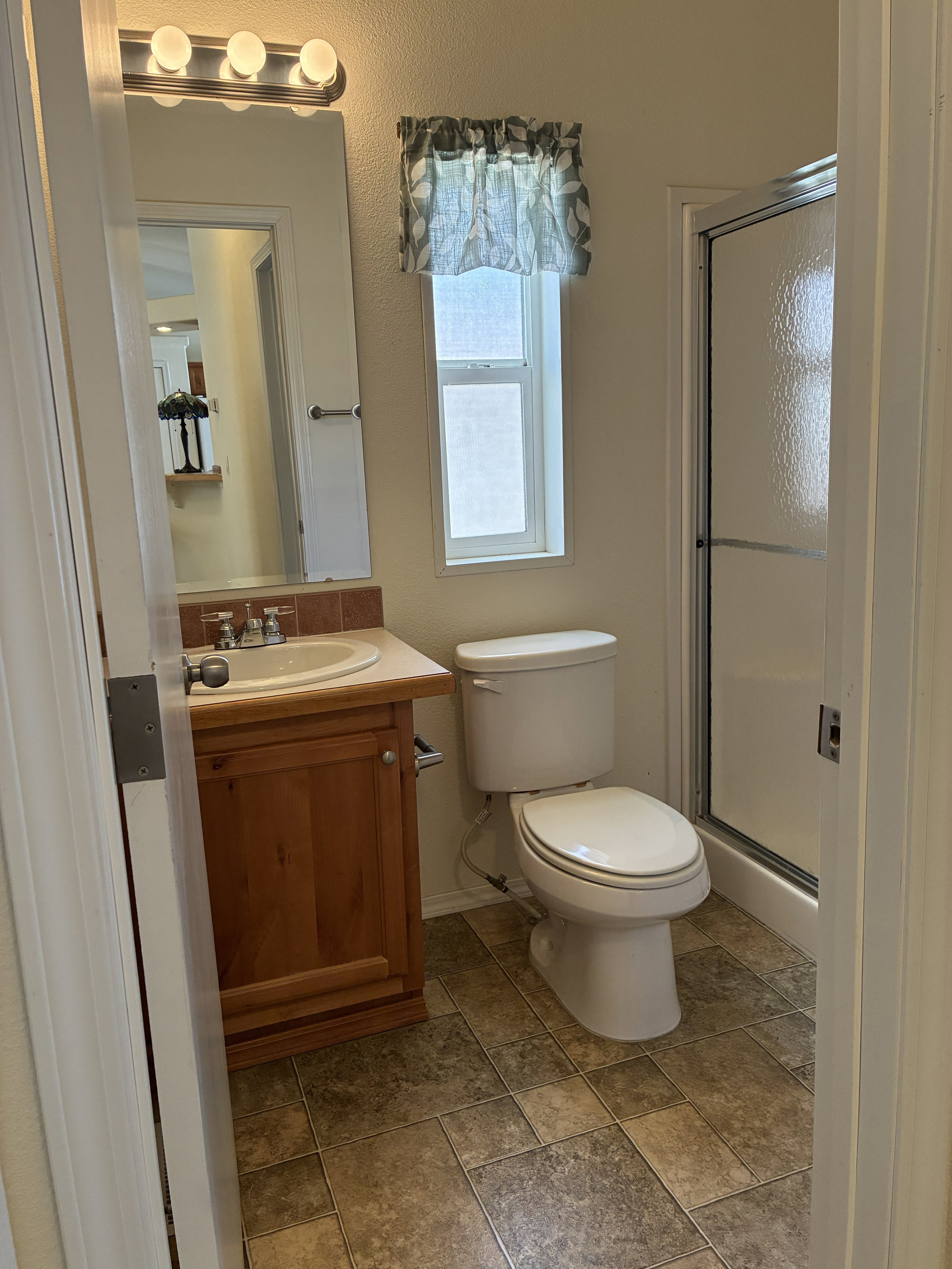 Bathroom with walk-in shower
