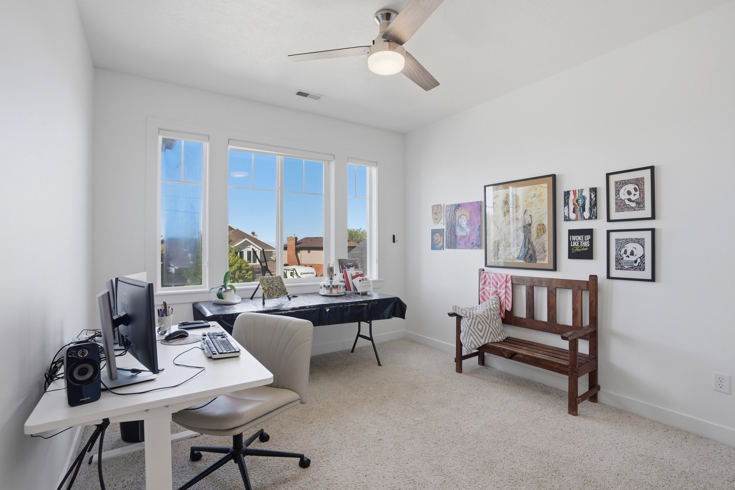 2nd bedroom on main level (which sellers use as art room)