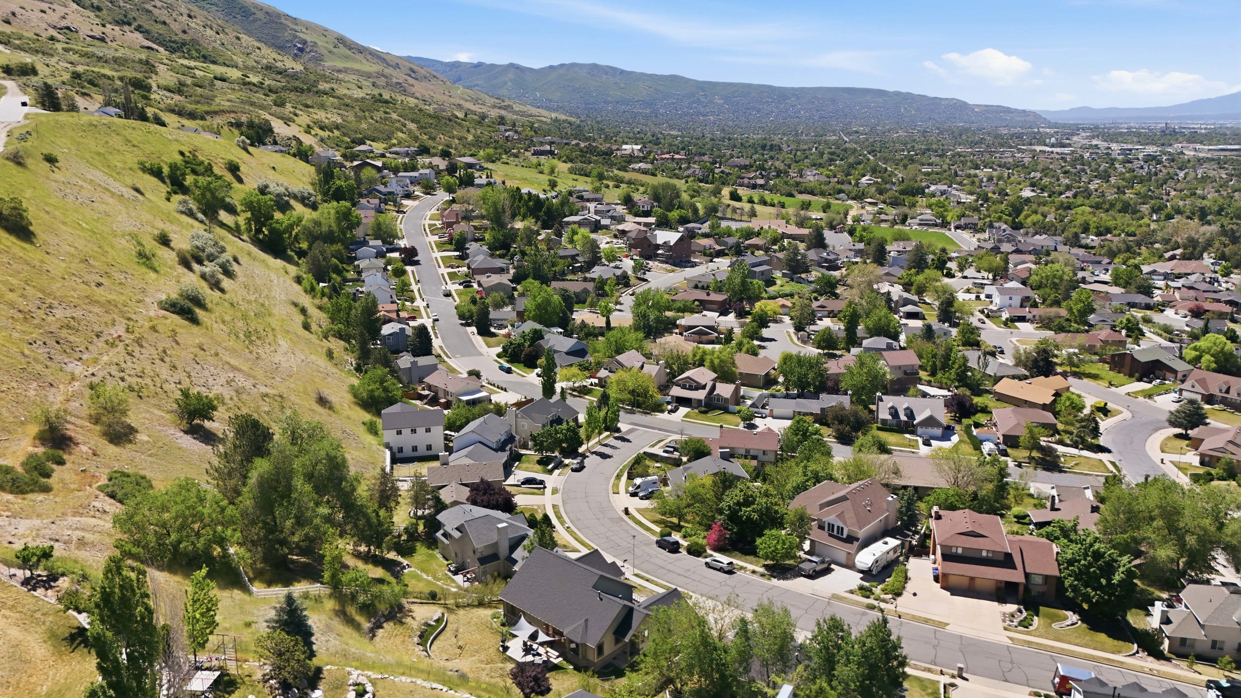 Aerial view of your home, backyard and neighborhood