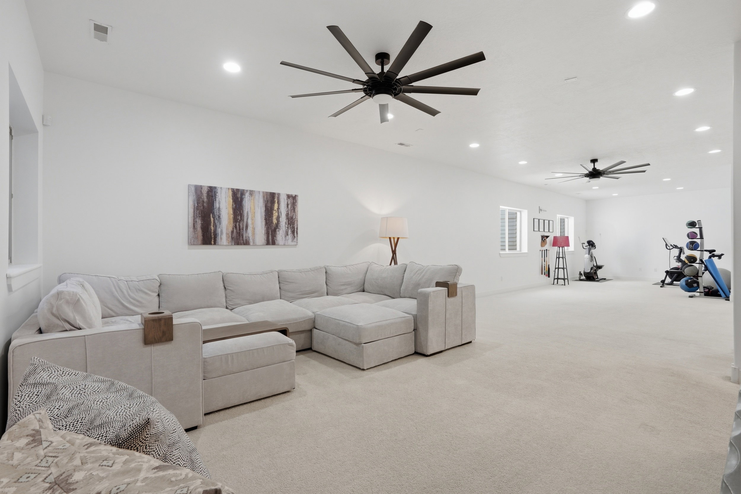 A massive room for lots of play, movies and memories!