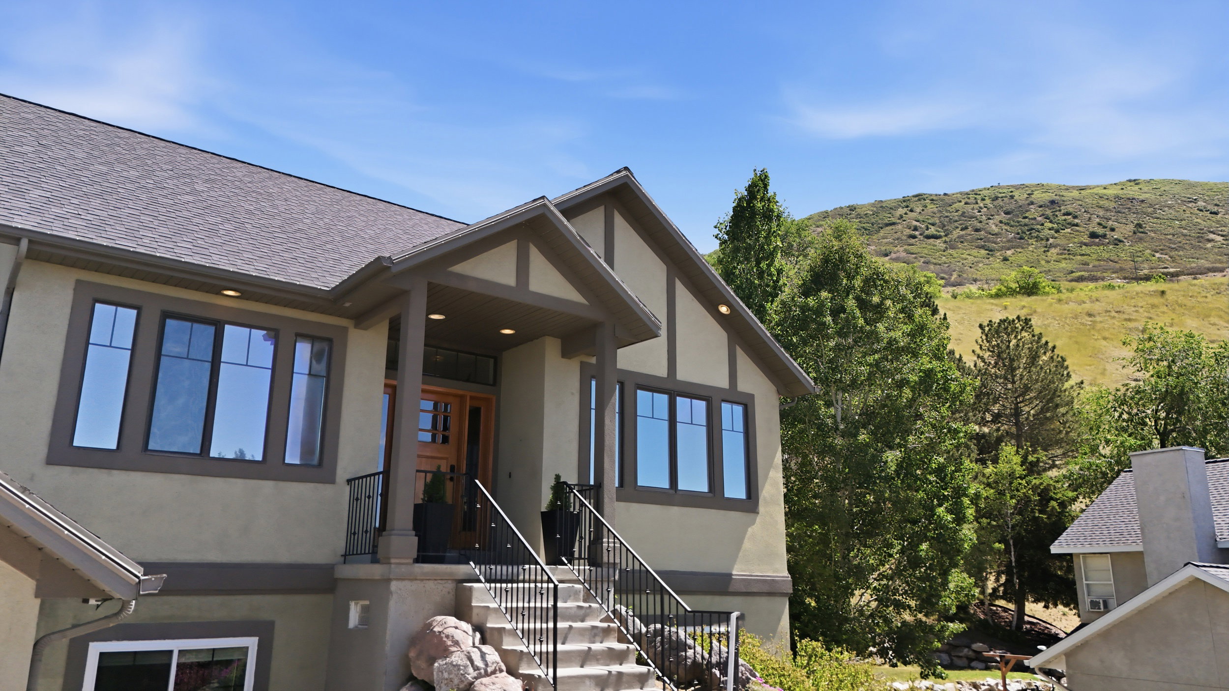 A pretty peak of the Wasatch mountains which is your backyard!