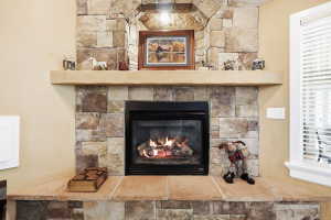 Stone Fireplace