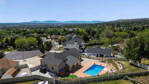 Aerial View of Back of House