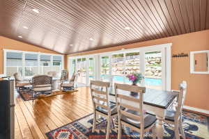 Sun Room with Dining & 2nd Family Room Area
