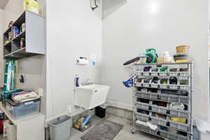 Garage with Utility Sink