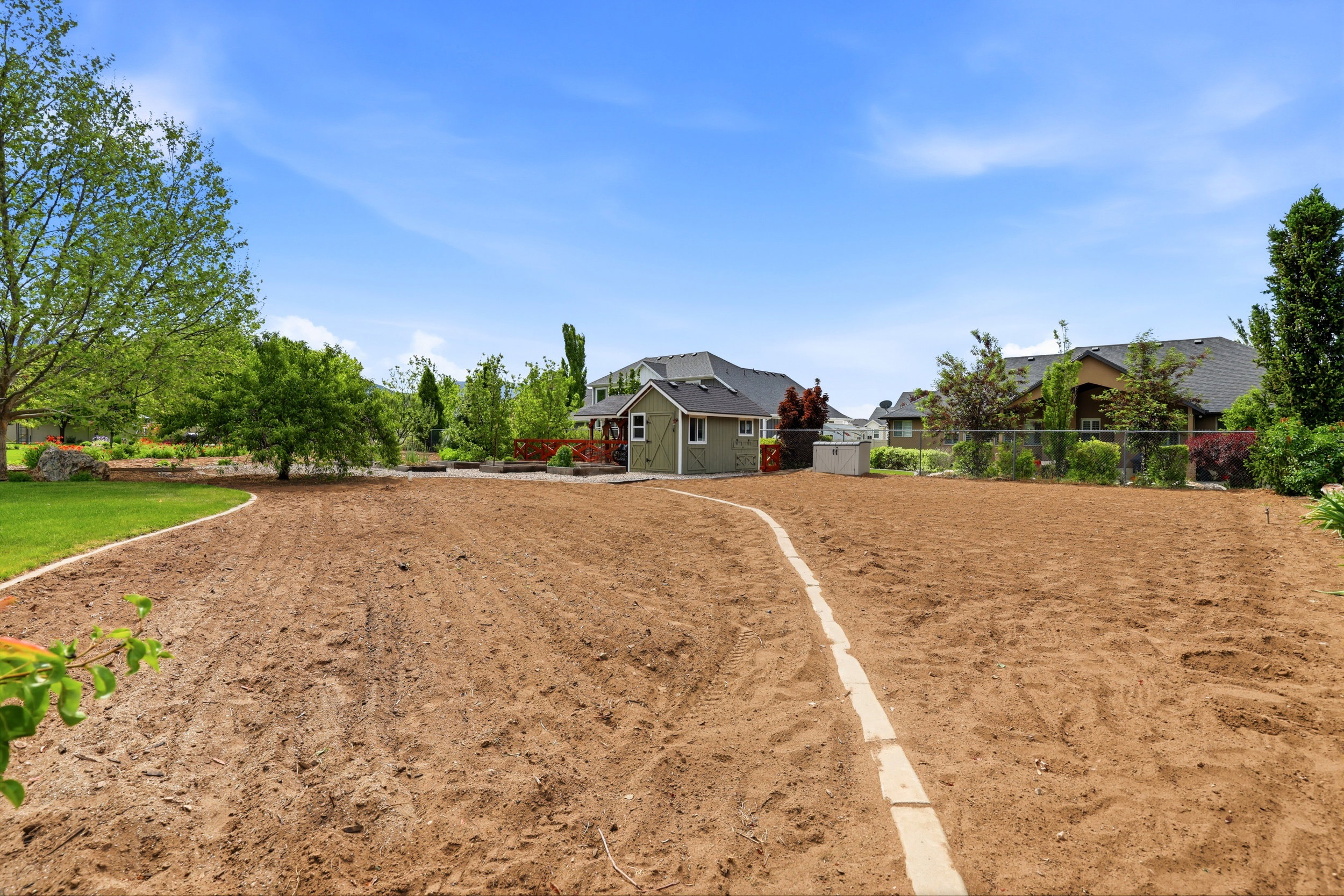 Expansive cleared lot offering significant potential for outdoor development
