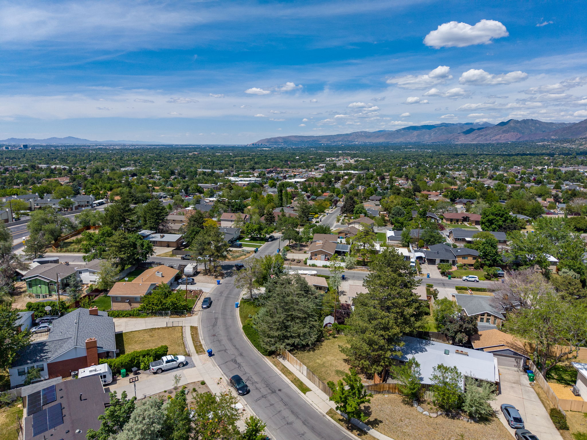 Cottonwood Heights Neighborhood! Mountain Views! Corner Lot! Mature Trees. RV Parking.