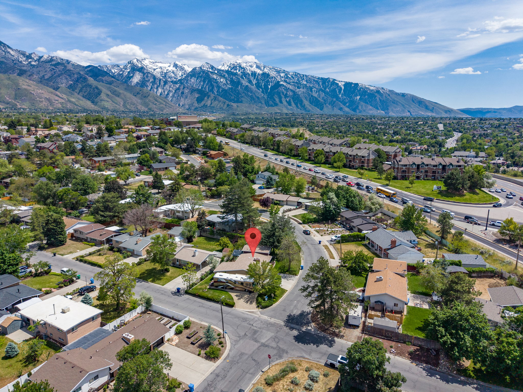 Cottonwood Heights Neighborhood! Mountain Views! Corner Lot! Mature Trees. RV Parking.