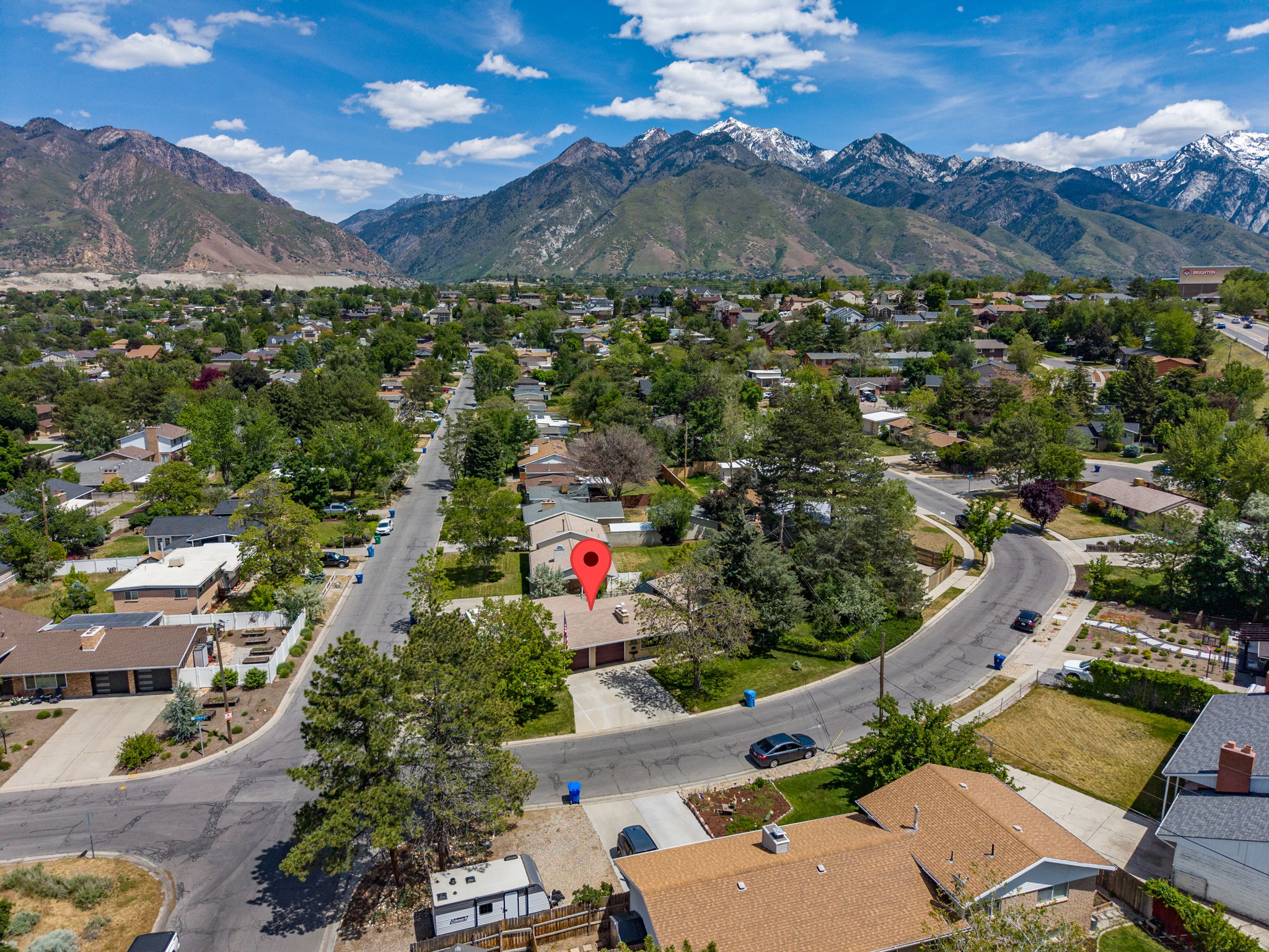 Cottonwood Heights Neighborhood! Mountain Views! Corner Lot! Mature Trees. RV Parking.