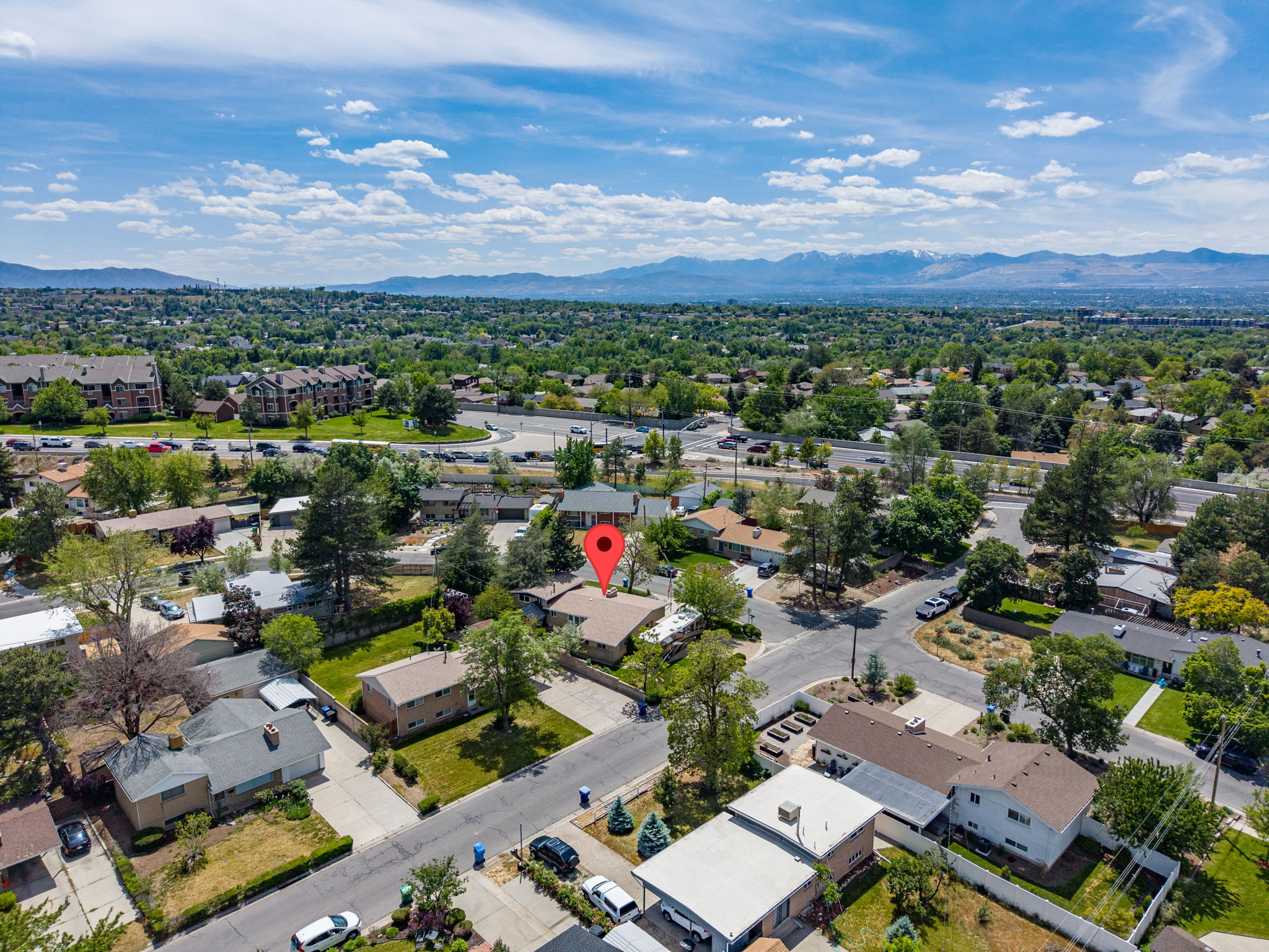 Cottonwood Heights Neighborhood! Mountain Views! Corner Lot! Mature Trees. RV Parking.