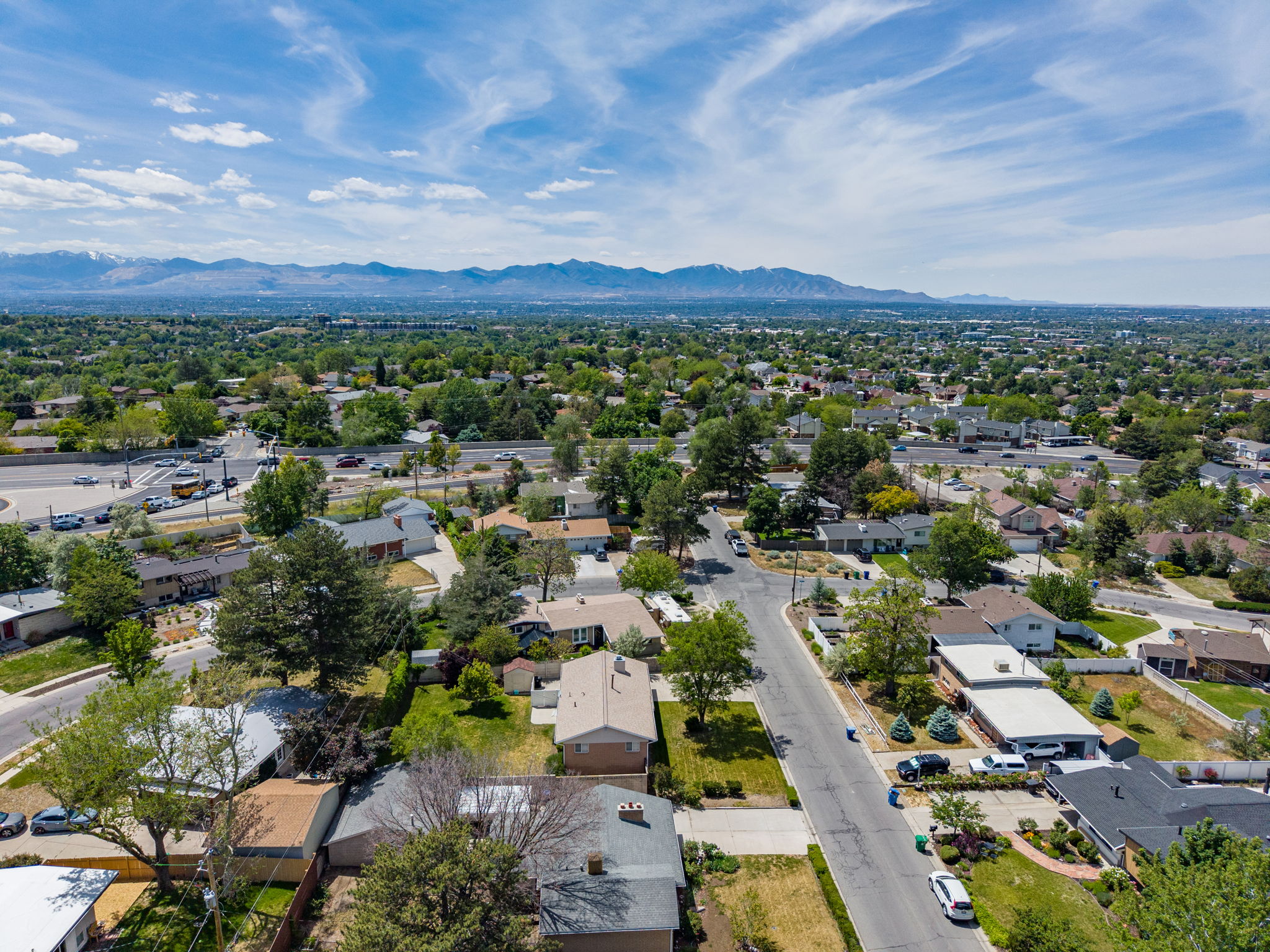 Cottonwood Heights Neighborhood! Mountain Views! Corner Lot! Mature Trees. RV Parking.