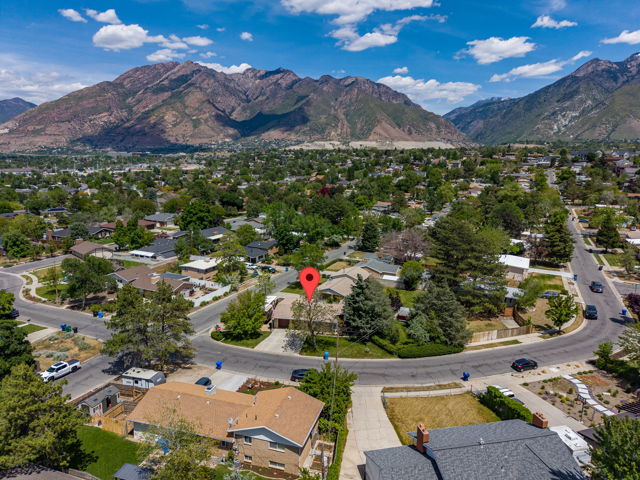 Cottonwood Heights Neighborhood! Mountain Views! Corner Lot! Mature Trees. RV Parking.