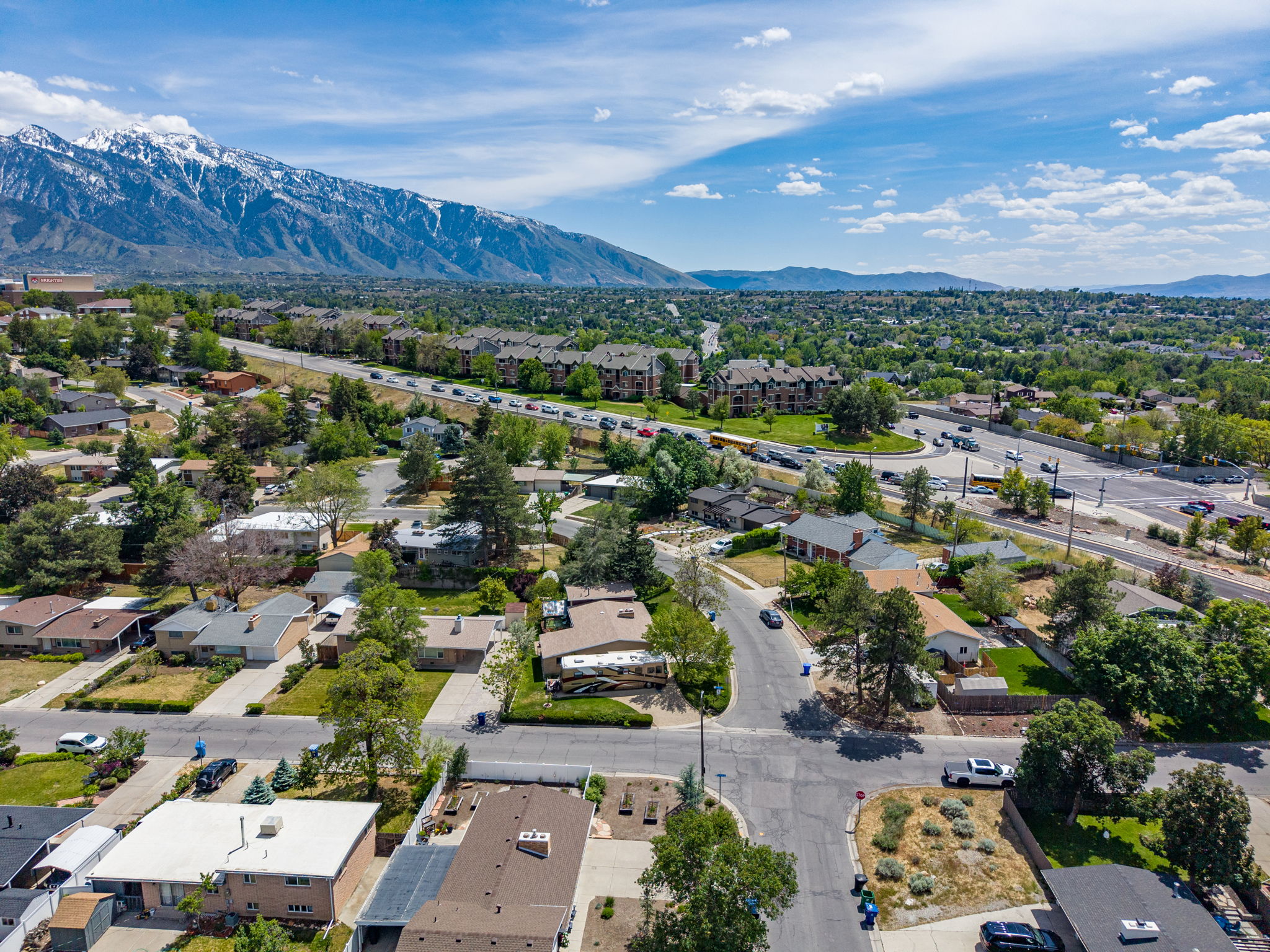 Cottonwood Heights Neighborhood! Mountain Views! Corner Lot! Mature Trees. RV Parking.