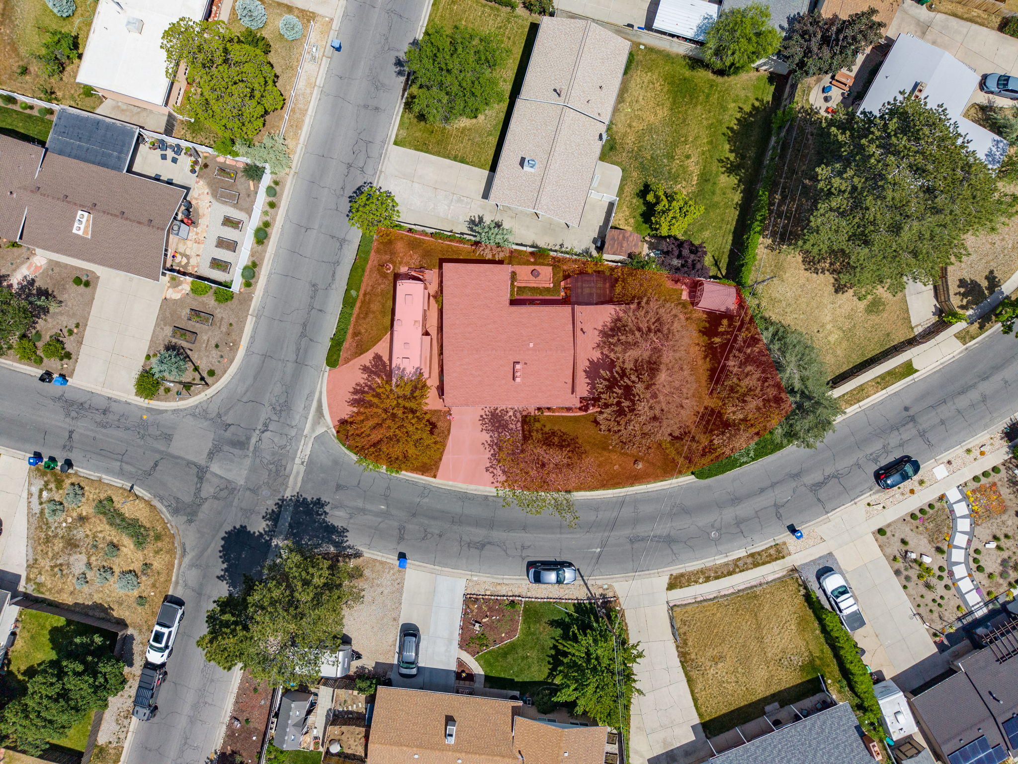 Cottonwood Heights Neighborhood! Mountain Views! Corner Lot! Mature Trees. RV Parking.