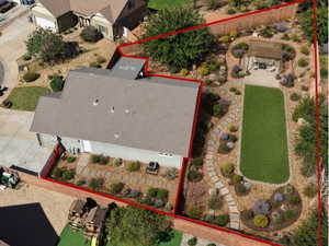 AI Rendering of the back yard potential.
