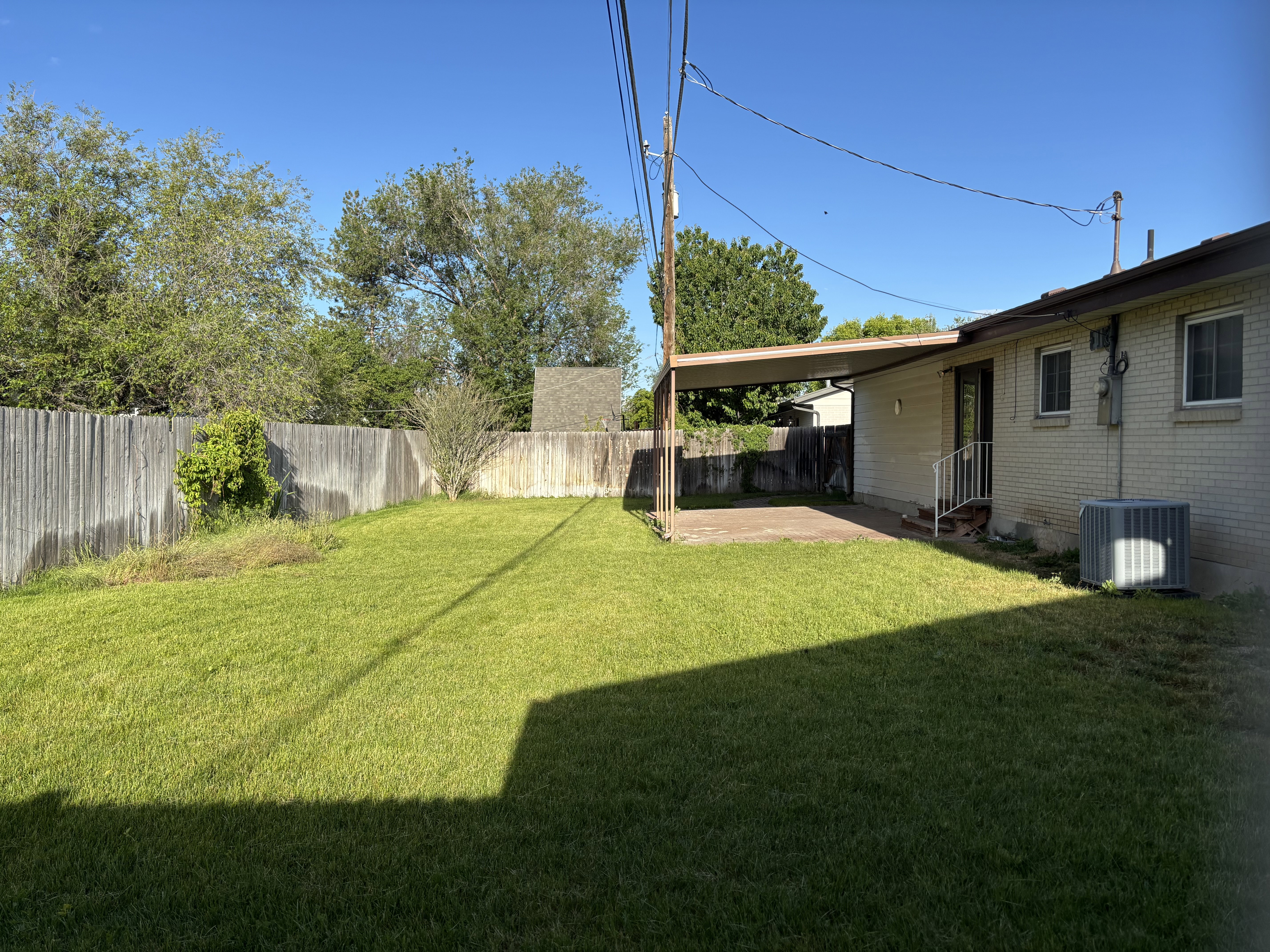 Huge yard