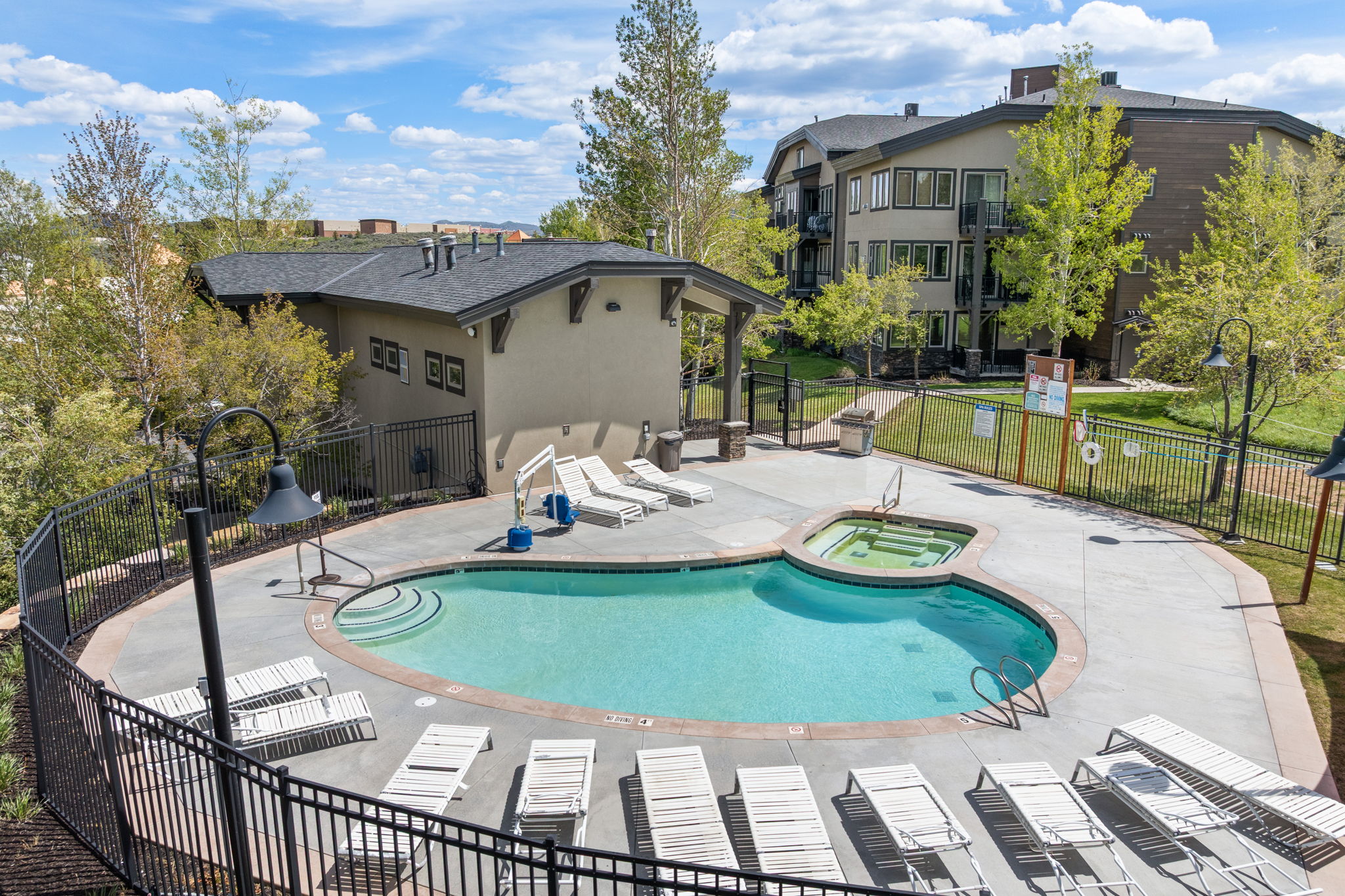 Outdoor swimming pool