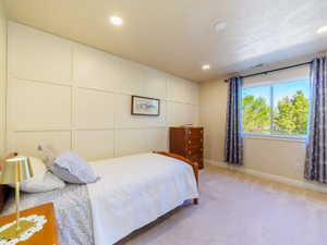 Bedroom #3 - Views of Backyard and Park