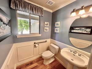 Half Bathroom on Main Floor