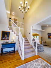 Open Foyer with 2 Story Ceilings