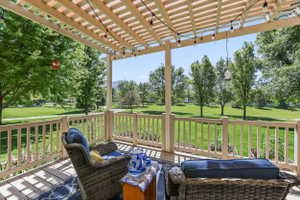 Beautiful Backyard & Park View from the Peaceful Back Deck