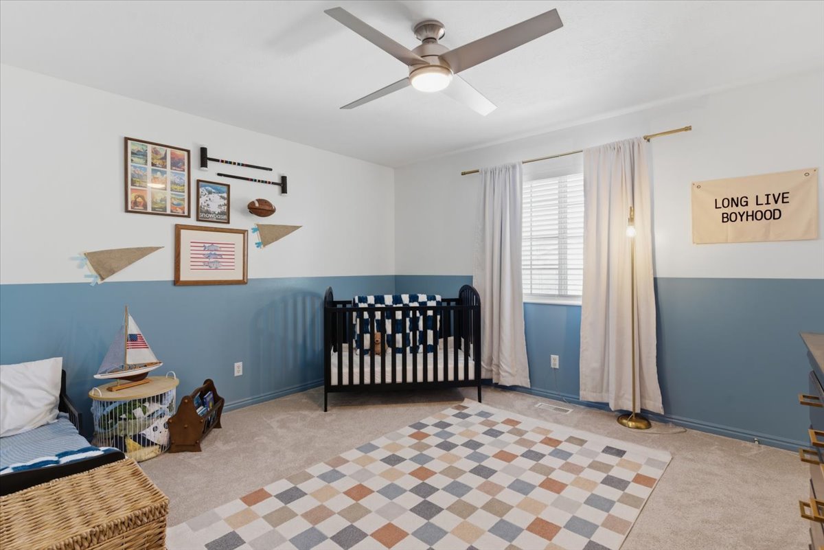 Second bedroom with walk in closet.