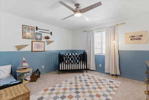 Second bedroom with walk in closet.