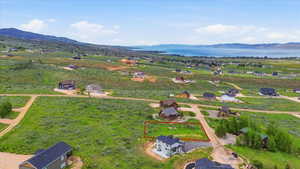 Expansive residential lot with a defined property boundary