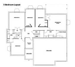 5 Bedroom Floor plan
