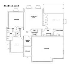 4 bedroom Floor plan